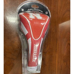 Nebraska Cornhuskers NCAA Single Apex Oversize Driver Golf Club Headcover